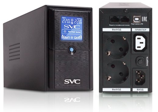 Источник бесперебойного питания SVC SVC V-650-L-LCD