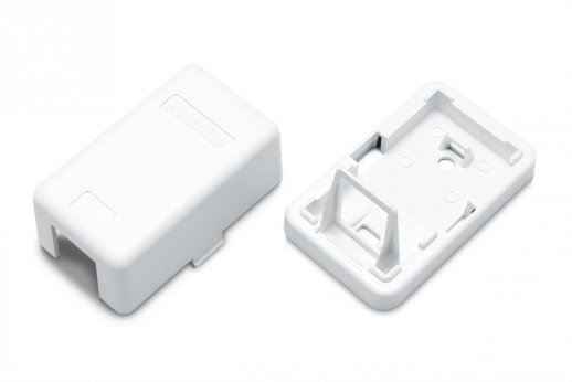 Корпус настенной розетки Hyperline SBB3-1-WH