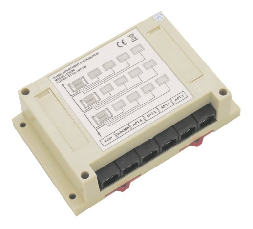 Блок коммутации домофона AccordTec AT-VD 621 WH