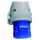 Розетка настенная 32А 3Р(2Р+Е) 230В 6h IP44 92х94 QC (11919)