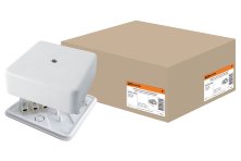 Коробка КР 50х50х20 ОП с клеммной колодкой, белая, IP40 (SQ1401-0202)