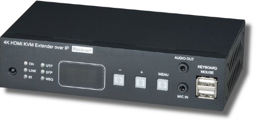 Удлинитель HDMI, USB, аудио, RS232, ИК-сигналов SC&T HKM02BR-4K
