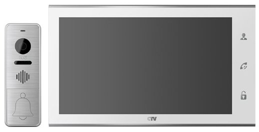 Комплект видеодомофона CTV CTV-DP4105AHD W (белый)