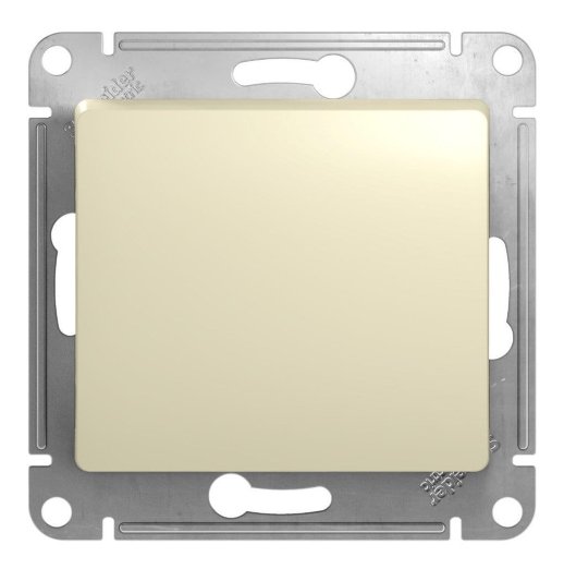Выключатель 1-кл Glossa, бежевый (GSL000211)