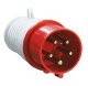 Вилка TDM ЕLECTRIC Вилка 025 3Р+РЕ+N 32А 380В IP44 (SQ0601-0006)
