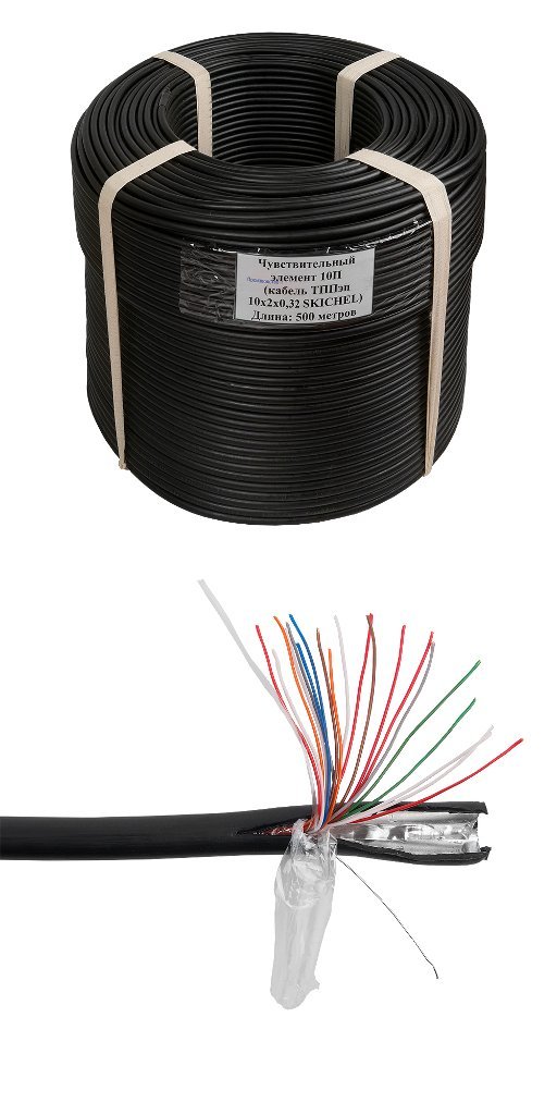 Чувствительный элемент (трибокабель) СКИЗЭЛ ТППэп-10П SKICHEL, 500 м