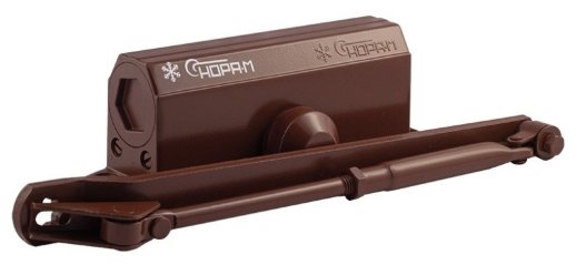 Доводчик дверной NORA-M НОРА-М №3S бол. (коричневый)