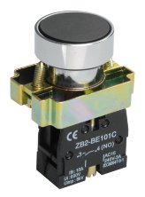 Кнопка LAY5-BA21 без подсветки черная 1з (BBT60-BA-K02)