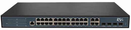 Коммутатор с питанием по PoE RVi RVi-1NSM24G-4C
