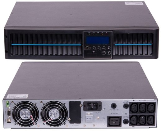 Источник бесперебойного питания GIGALINK GL-UPS-OL03-1-1/6*9a