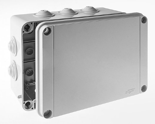 Коробка ответвительная с 10 кабельными вводами Рувинил Коробка TYCO 300х220х120мм (67069)