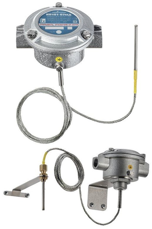 Извещатель пожарный тепловой максимально-дифференциальный взрывозащищенный Эридан ИП 101-07мд (компл.01), ШТ1/2"+ШТ1/2", класс A1R (54-65)°С