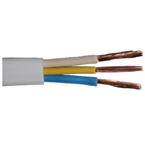 Провод соединительный с тремя жилами ККЗ ШВВП 3х0,75 мм? белый ГОСТ