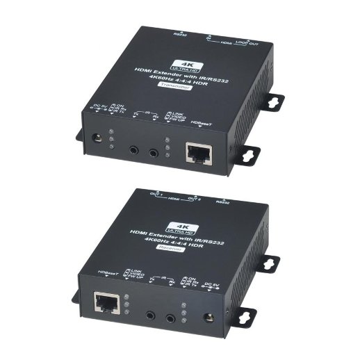 Комплект для передачи HDMI-сигнала, ИК-управления, RS232 SC&T HE02EIX
