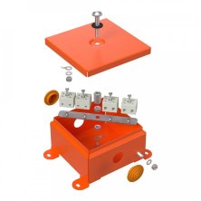 Коробка металлическая огнестойкая 110х110х65 (70-0360-FR10.0-4)