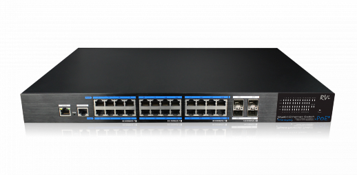 Коммутатор с питанием по PoE RVi RVi-2NSM24G-4S