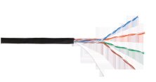 U/UTP 4pair, Cat5e, Solid, In/Out, нг(А)-HF (NMC 4100C-BK)