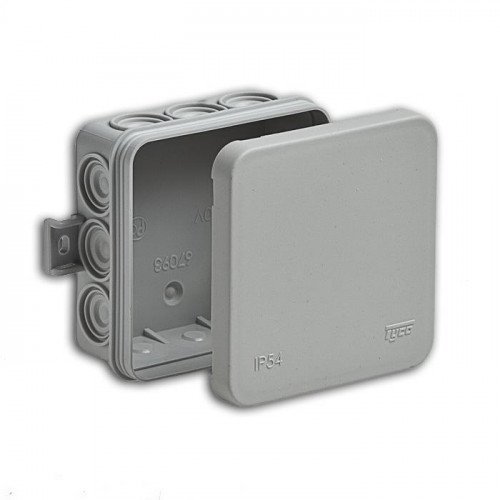 Коробка ответвительная с 12 кабельными вводами Рувинил Коробка TYCO 85х85х35мм (67093)