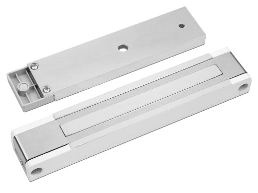 Замок электромагнитный ЭКСКОН AL-400-24V Premium (белый)