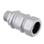 Кабельный ввод для монтажа бронированным кабелем с наружным диаметром 18-22 мм с двойным уплотнением кабеля по наружной и поясной изоляции с любым типом брони Эридан КВБУ22