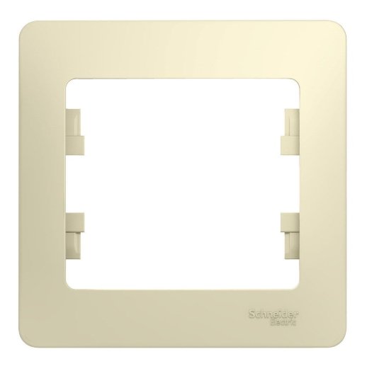 Рамка 1-местная Glossa, бежевый (GSL000201)