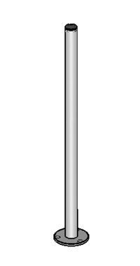 Стойка ограждения OXGARD Praktika Стойка ограждения без отверстий