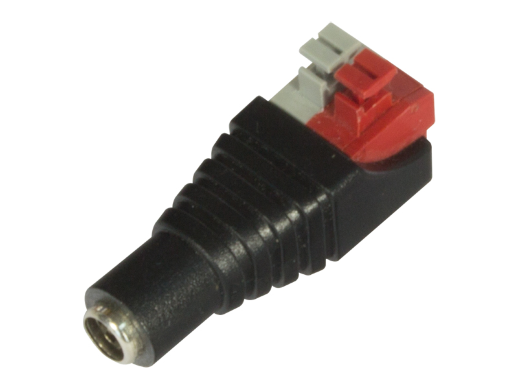 Разъем питания розетка Прочие зарубежные Разъем питания DCx2.1 (гнездо) клеммная колодка, самозажим