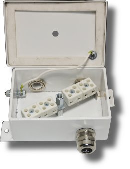 Коробка монтажная огнестойкая Гефест КМ-О (8к*6,0)-IP66-d три ввода