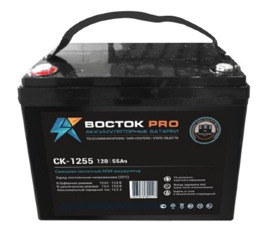 Аккумулятор герметичный свинцово-кислотный Восток Восток СК 1255