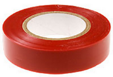 Изолента красная ПВХ 15х25х0.13мм (KR-09-2104)