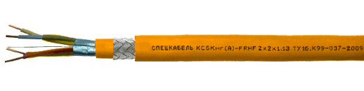 Кабели огнестойкие для групповой прокладки Спецкабель КСБСнг(А)-FRHF 2х2х1,78 (Спецкабель)
