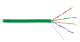 Кабель «витая пара» (LAN) для структурированных систем связи NIKOLAN U/UTP 4pair, Cat5e, Solid, In, LSZH (9100C-GN)