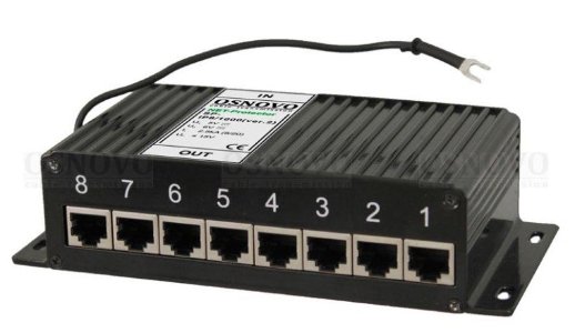 Устройство грозозащиты цепей Ethernet OSNOVO SP-IP8/1000(ver2)
