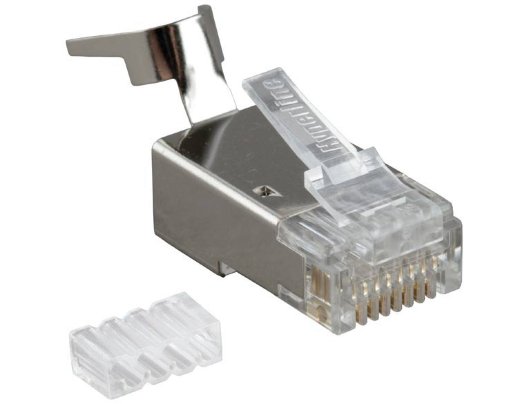 Разъем RJ-45 Hyperline PLUG-8P8C-UV-C6-TW-SH-10 (10 шт)
