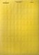 Табличка самоламинирующаяся 104х25мм, желтая (140шт) (SITFL10425Y)