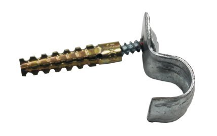 Дюбель Гефест Дюбель-хомут "клоп", однолапковый, 21-22 мм (100 шт)