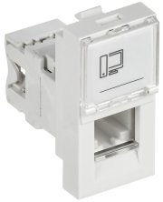 Розетка RJ45 кат.6 PRIMER РКИ-10-00-П-6 белый IEK (PR-KK40D-RI-0-1-C06U-K01)