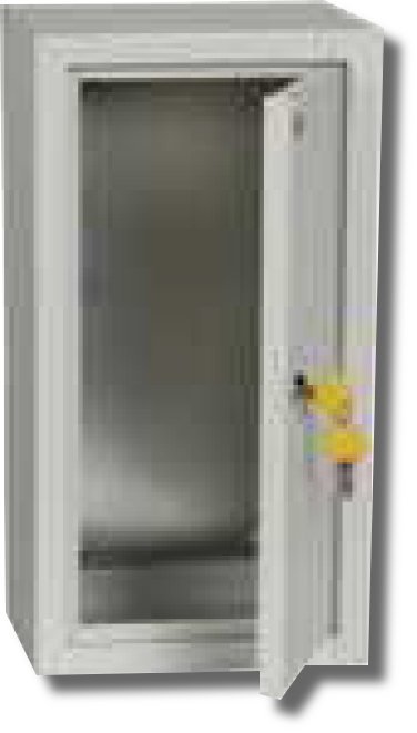 Шкаф металлический с монтажной платой IEK ЩМП-4.2.1-0 36 УХЛ3 IP31, 400x210x150 (YKM40-421-31)