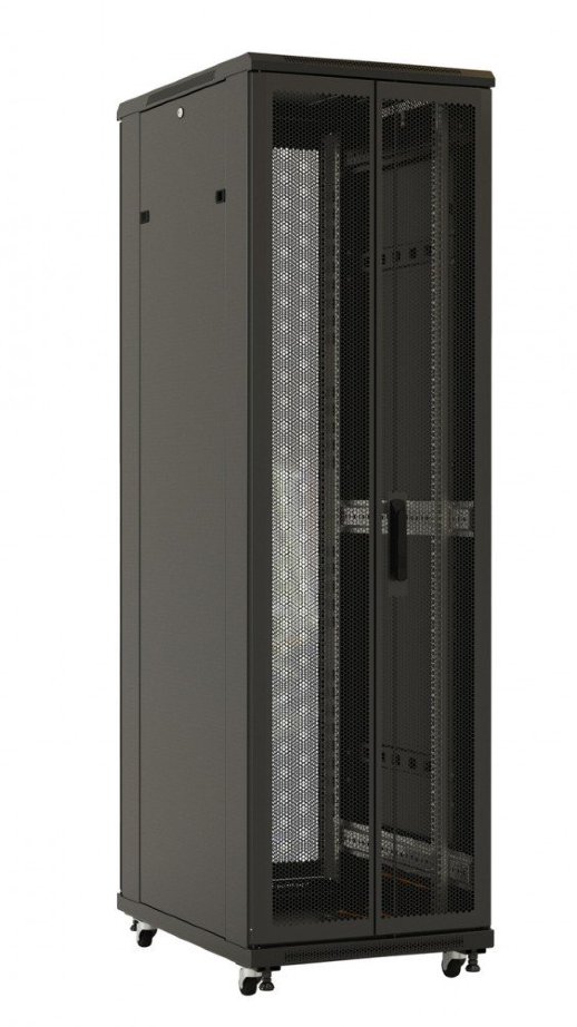 Шкаф напольный 19-дюймовый, 32U Hyperline TTB-3288-DD-RAL9004