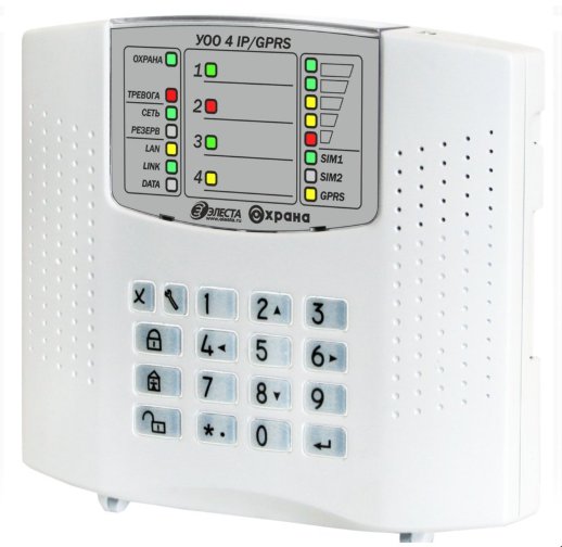 Устройство оконечное объектовое Элеста Юпитер-2463 (4 IP/GPRS/Wi-Fi)