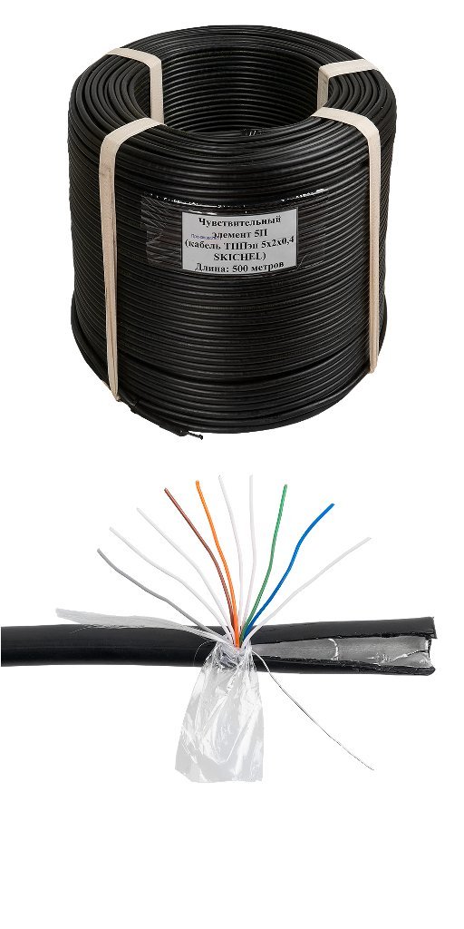 Чувствительный элемент (трибокабель) СКИЗЭЛ ТППэп-5П SKICHEL, 500 м