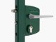 Замок механический для калиток Locinox LAKQ4040 U2L (цвет: RAL 6005, зеленый)