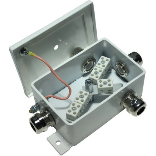 Коробка монтажная огнестойкая Гефест КМ-О (4к)-IP66-d, пять вводов