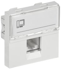 Розетка RJ45 кат.6 PRIMER РКИ-20-00-П-6 белый IEK (PR-KK40D-RI-0-2-1C06U-K01)