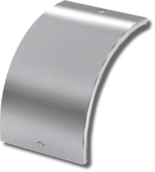 Крышка на угол вертикальный внешний ДКС Крышка на угол CD 90 вертикальный внешний 90° основание 50 (38240)