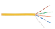 Кабель «витая пара» (LAN) для структурированных систем связи NIKOLAN U/UTP 4pair, Cat5e, Solid, In, LSZH (9100C-YL)
