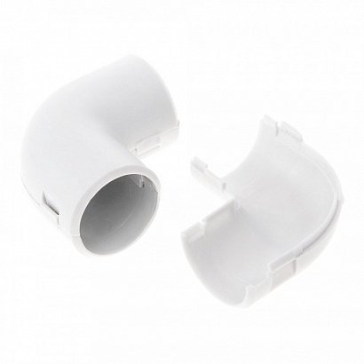 Соединитель угловой разборный Промрукав Соединитель угловой разборный белый D=16 (Промрукав) (PR.07516б)