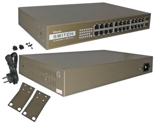 Коммутатор 24-портовый Gigabit Ethernet ComOnyx CO-SW24GFv2
