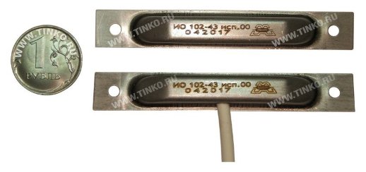 Извещатель охранный точечный магнитоконтактный Магнито-Контакт ИО 102-43 исп.00 "Нержавейка"