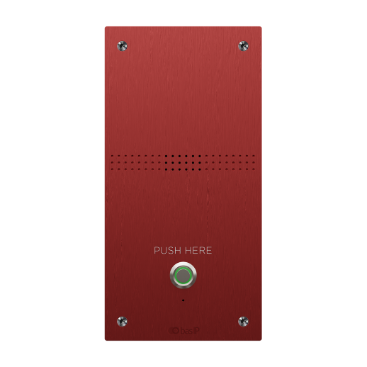 Вызывная панель IP-домофона BAS-IP AV-04AFD RED